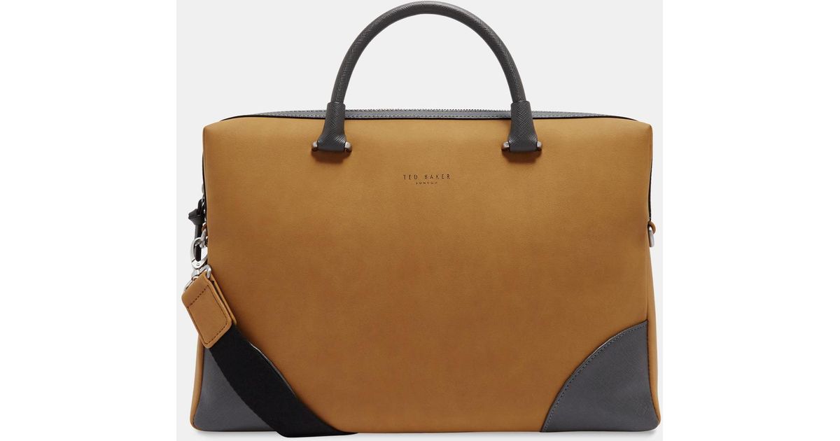 ted baker nubuck document bag