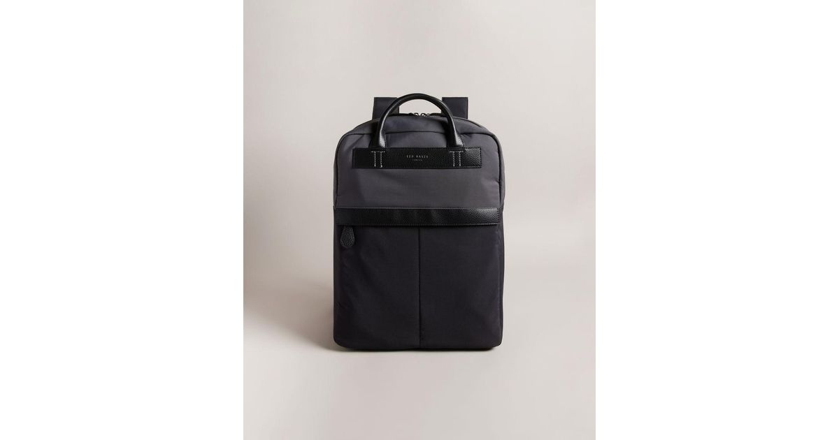 Ted Baker Nylon Backpack in Black for Men | Lyst