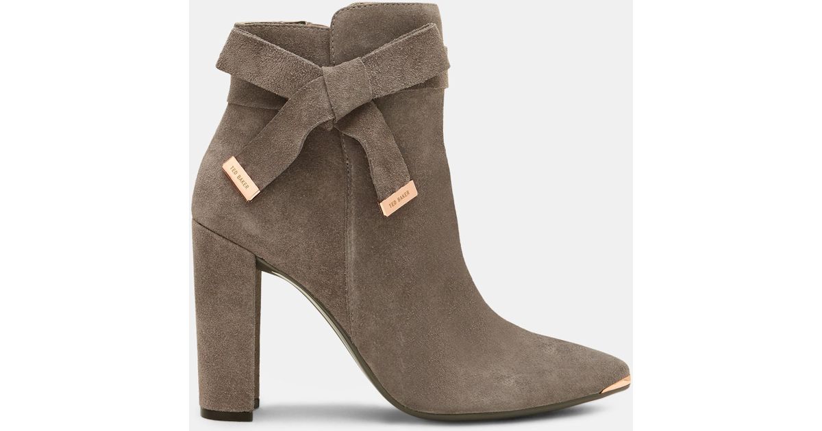 ted baker grey suede ankle boots