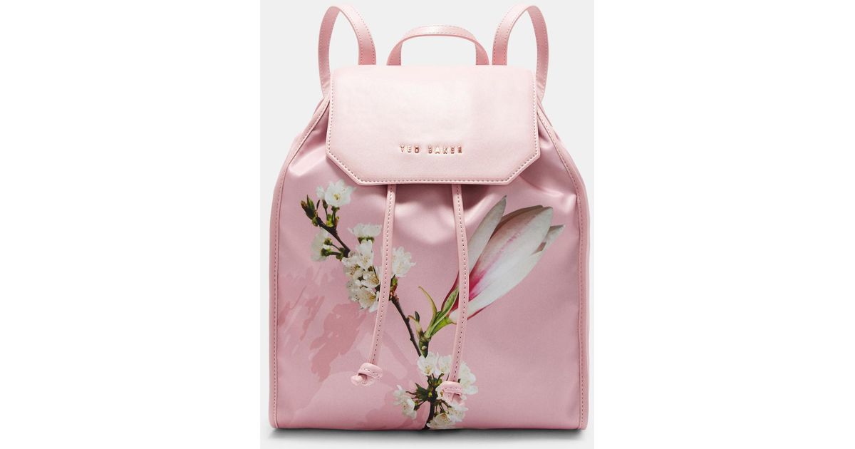 ted baker pink backpack