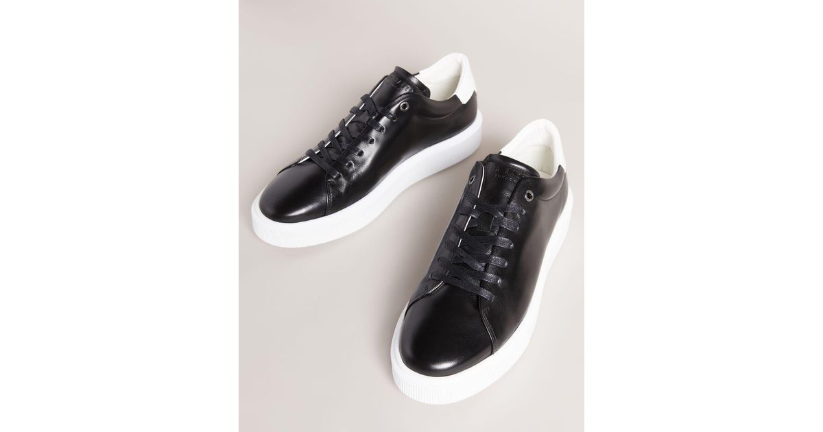 Ted Baker Inflated Sole Trainers Black for Men