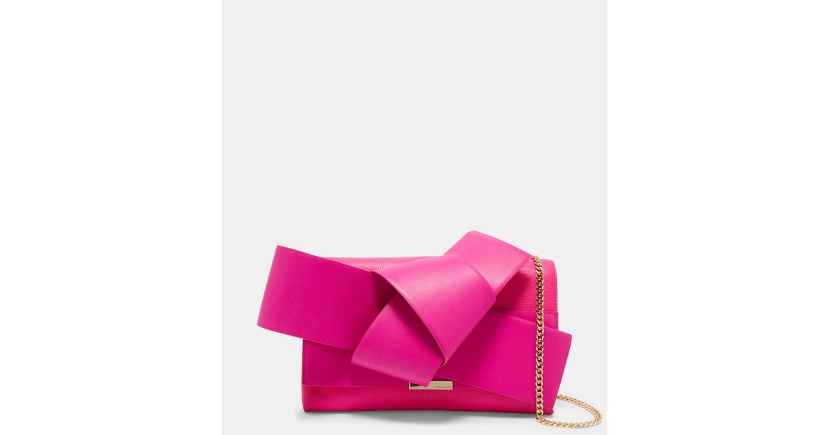 bright clutch bag