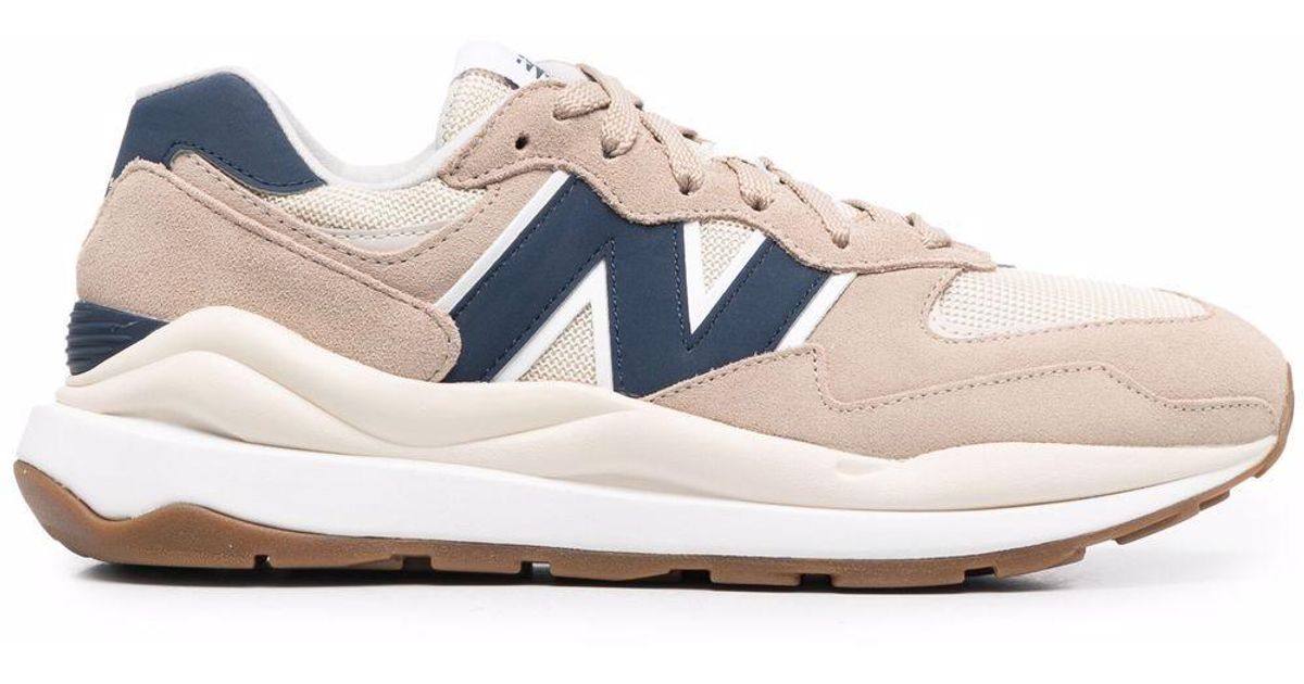 New Balance Leather 57/40 Sneakers in Grey (Grey) for Men Lyst UK