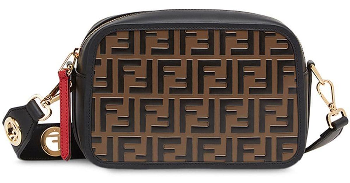 fendi embossed camera bag