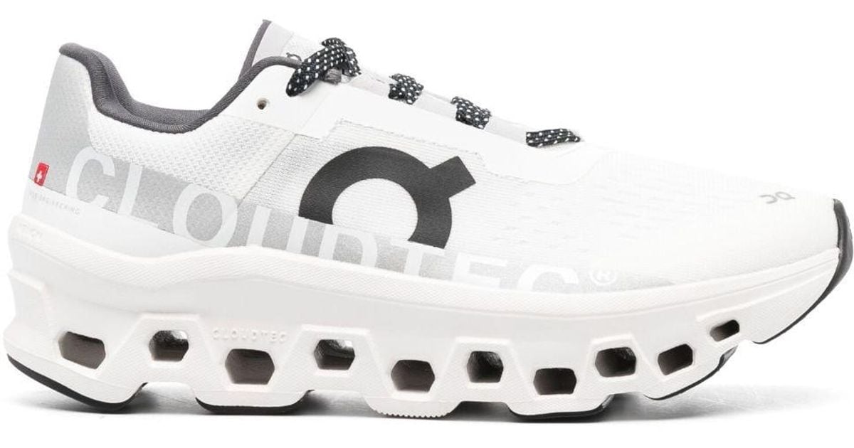 On Running Cloud Monster Sneakers in White | Lyst