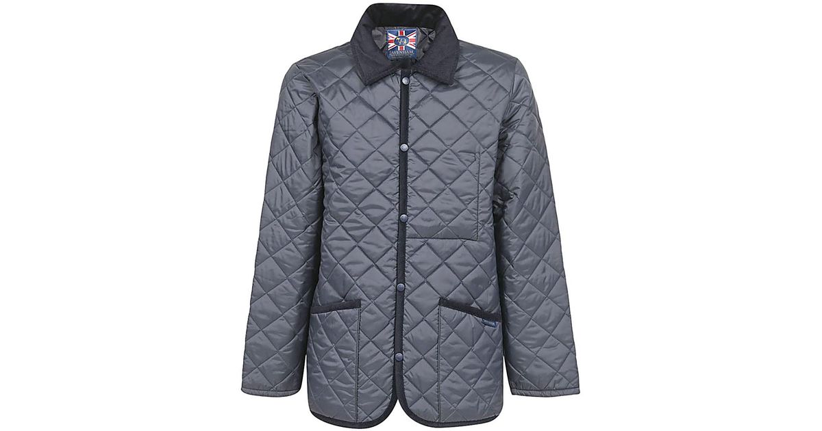 Lavenham Raydon Quilted Jacket in Blue (Gray) for Men Lyst
