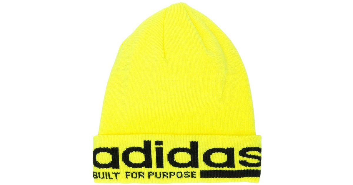 adidas beanie yellow