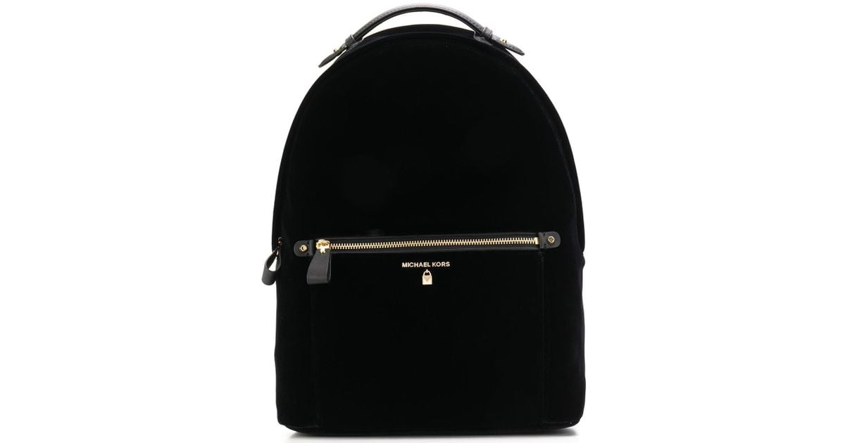 michael kors velvet backpack
