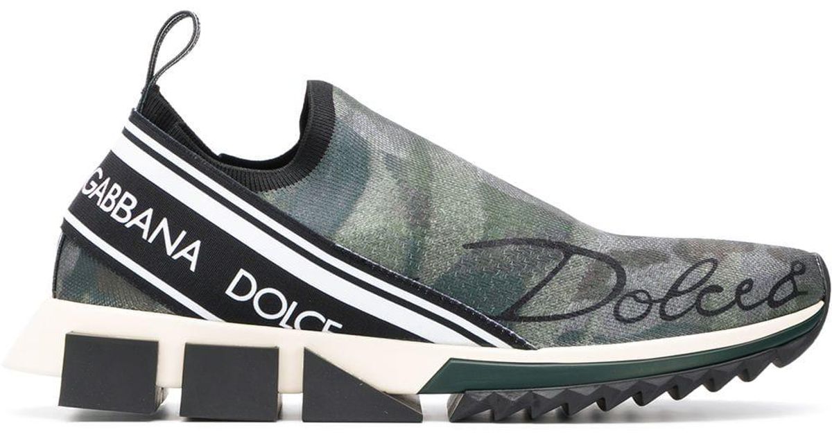 dolce gabbana camouflage sneakers