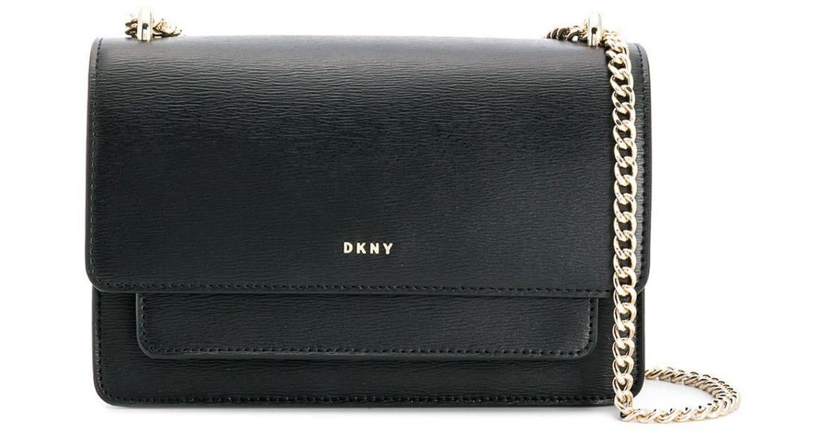 DKNY Bryant Leather Crossbody Bag in Black Lyst