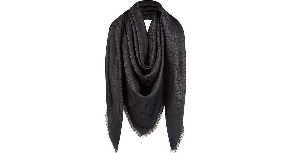 black fendi scarf