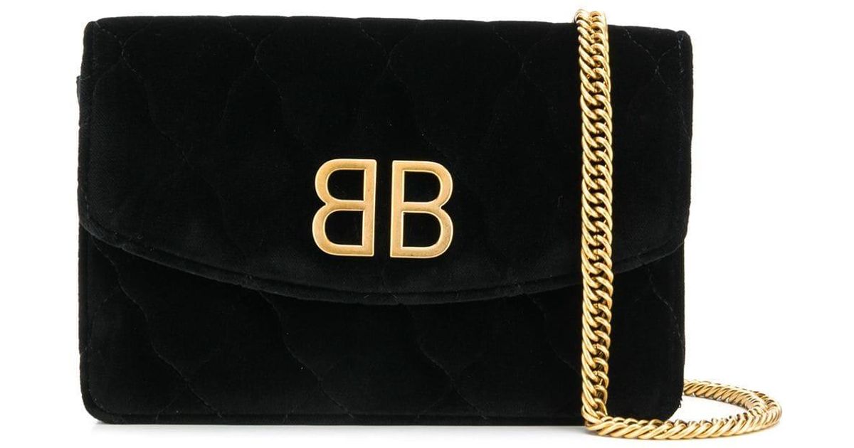 balenciaga blue velvet bag
