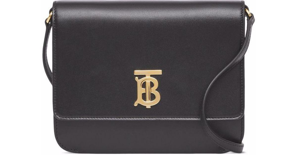 Burberry Leather Mini Tb Bag Lyst
