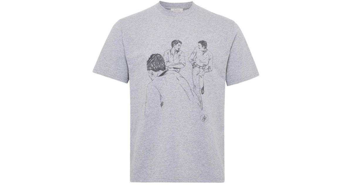 JW Anderson Jw Anderson Short-Sleeve T-Shirt With Logo in