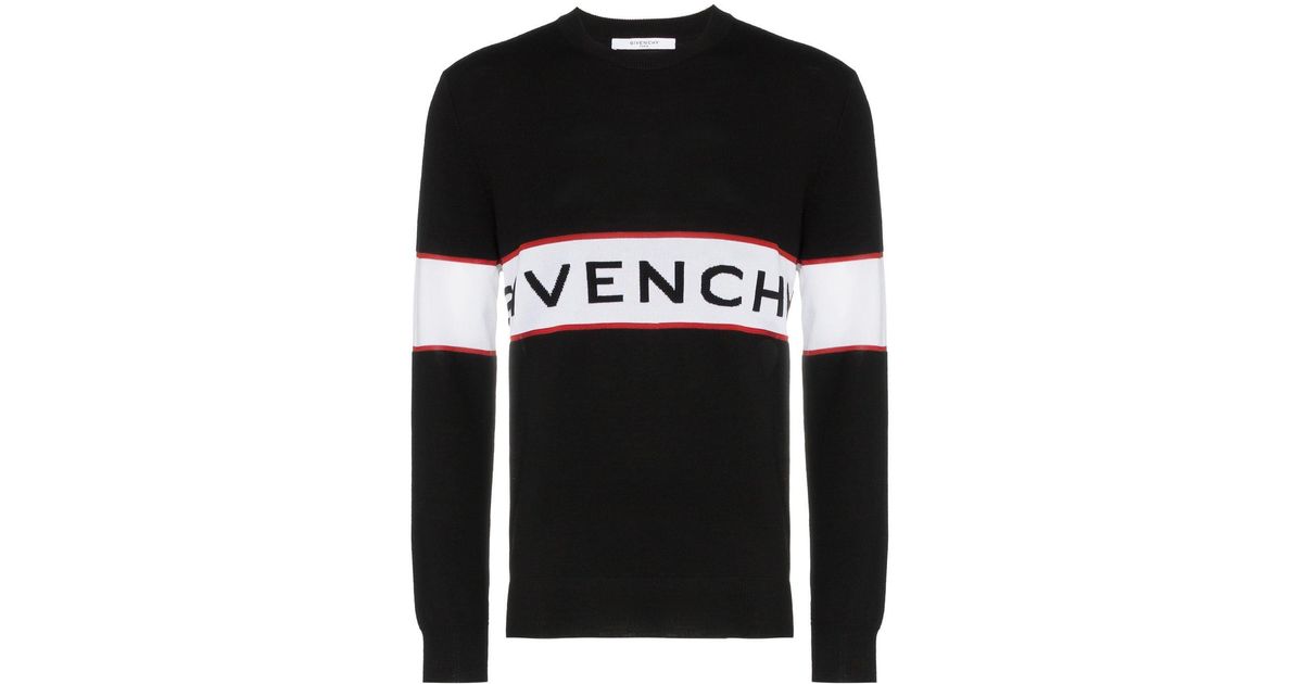 givenchy band heavy sweater