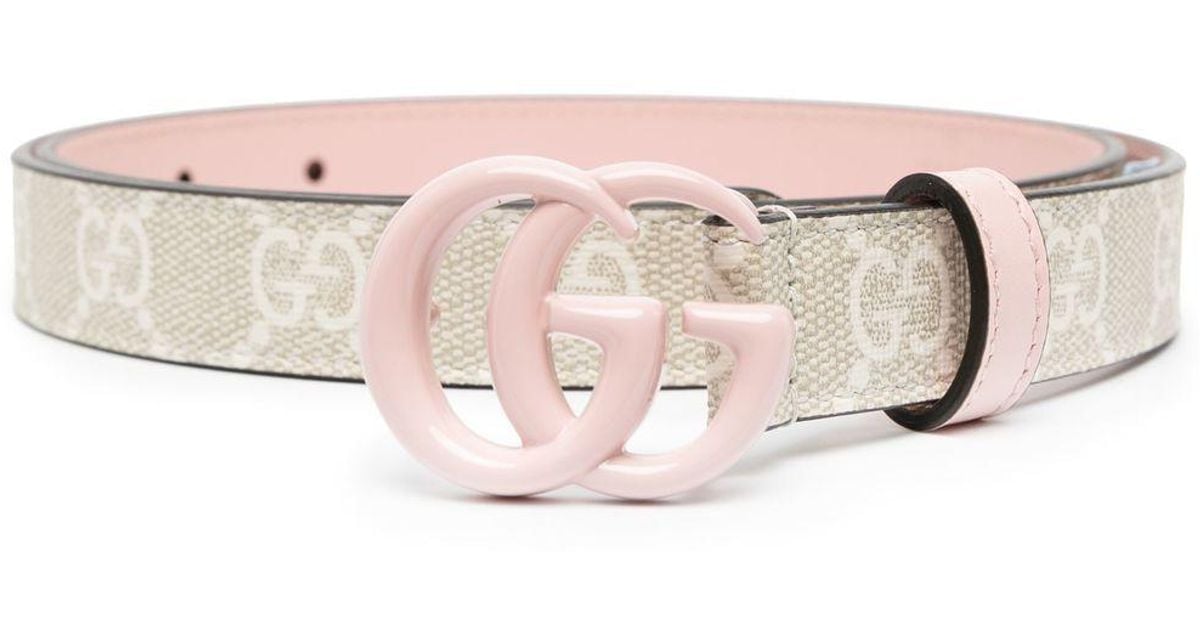 Gucci Gg Marmont Belt in Pink