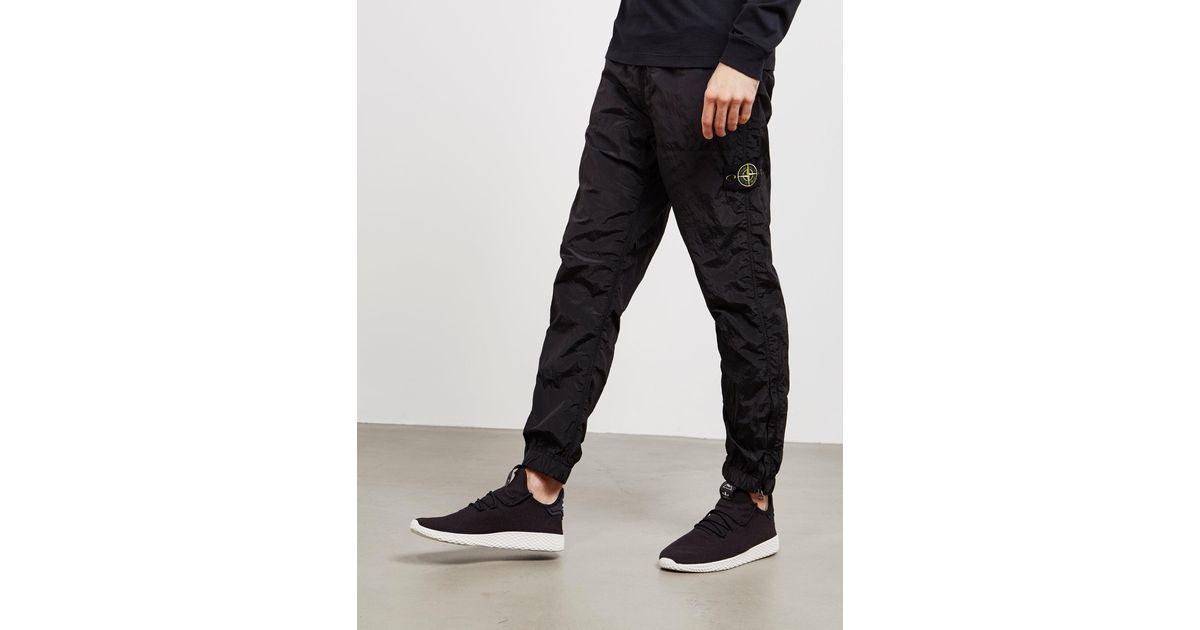 Stone Island Synthetic Nylon Metal Track Pants Black for Men | Lyst