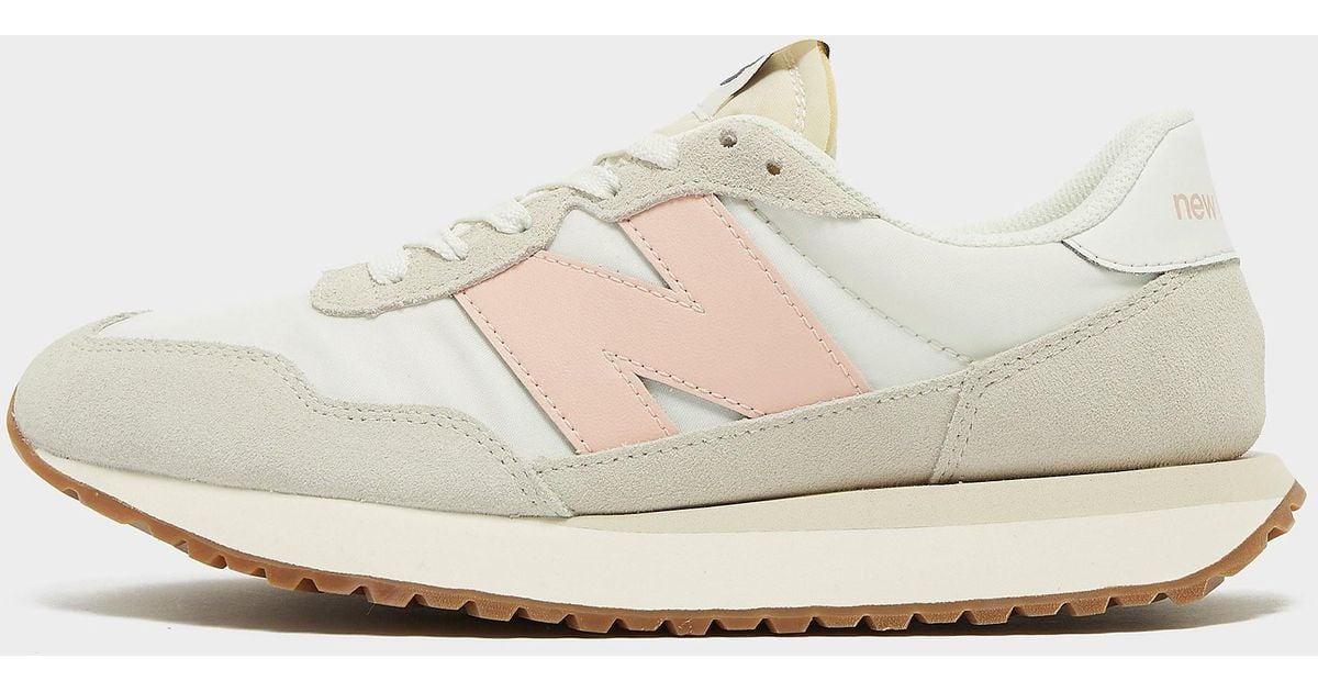 New Balance Suede 237 Trainers in White/bc (White) Lyst Australia