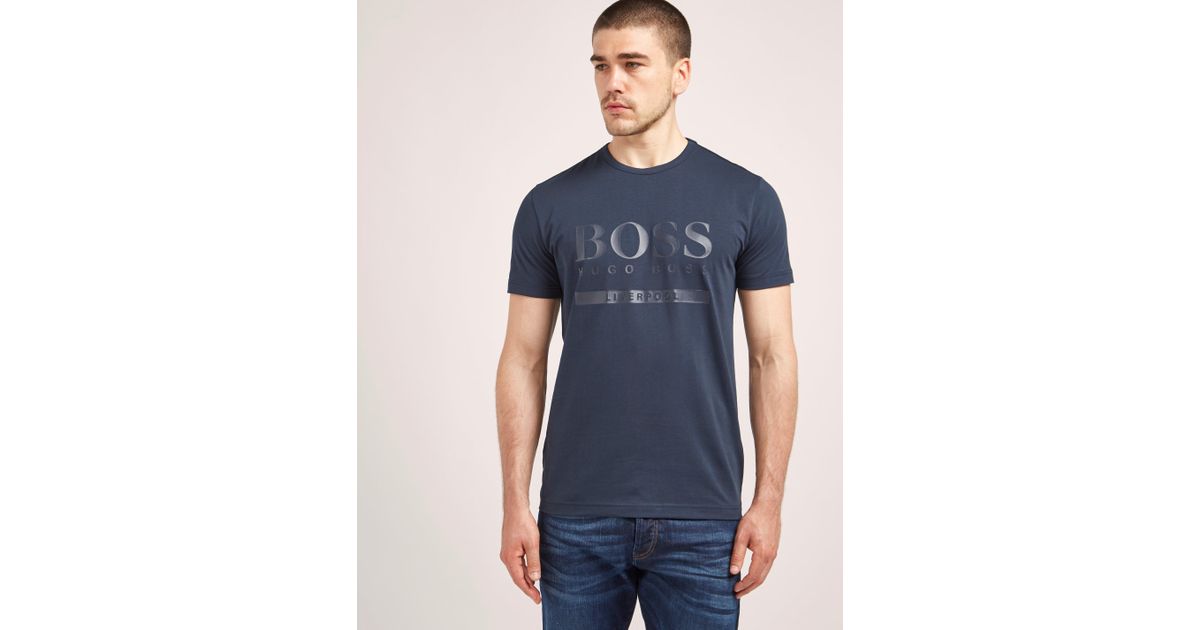 boss t shirt green