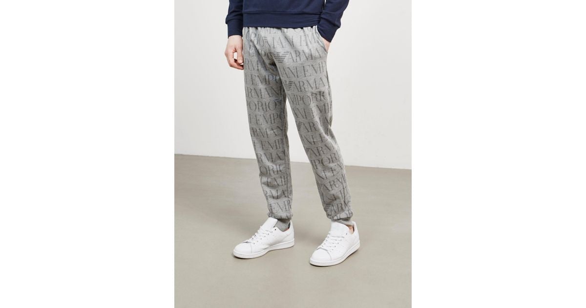 Emporio armani all over print track pants Clearance