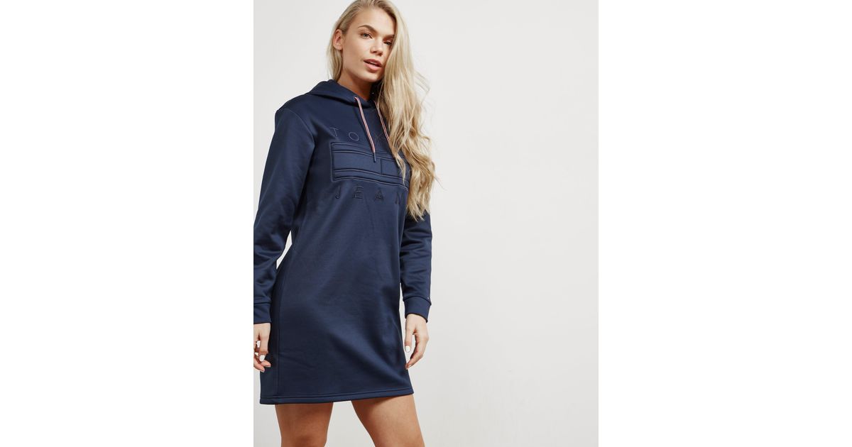 tommy hilfiger navy hoodie women's