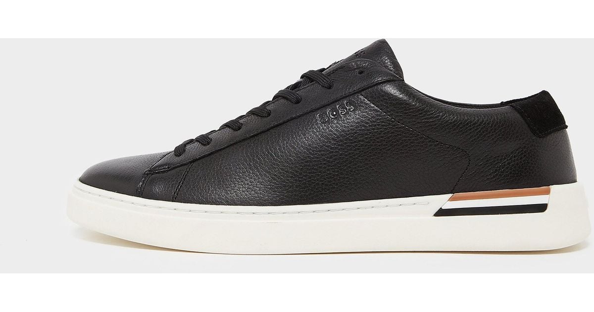 BOSS by HUGO BOSS Clint Tennis Trainers in Black for Men Lyst Australia