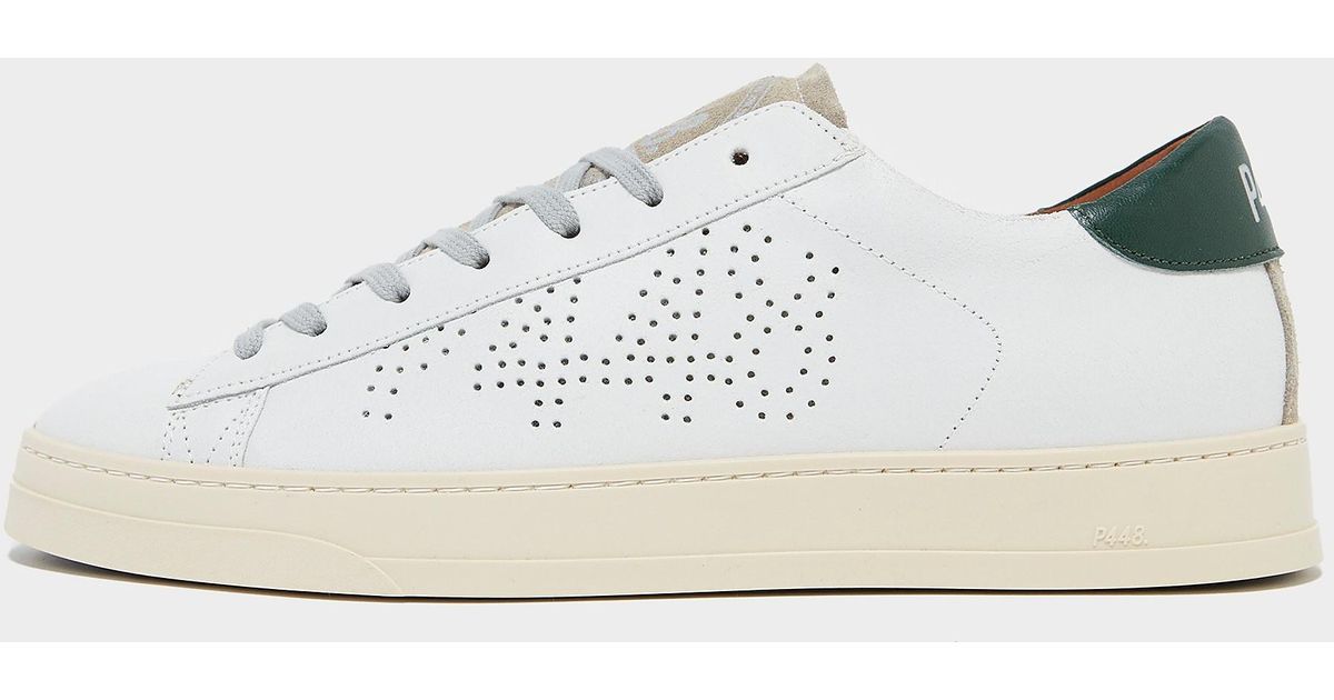 P448 Jack Leather Trainers in White for Men | Lyst UK