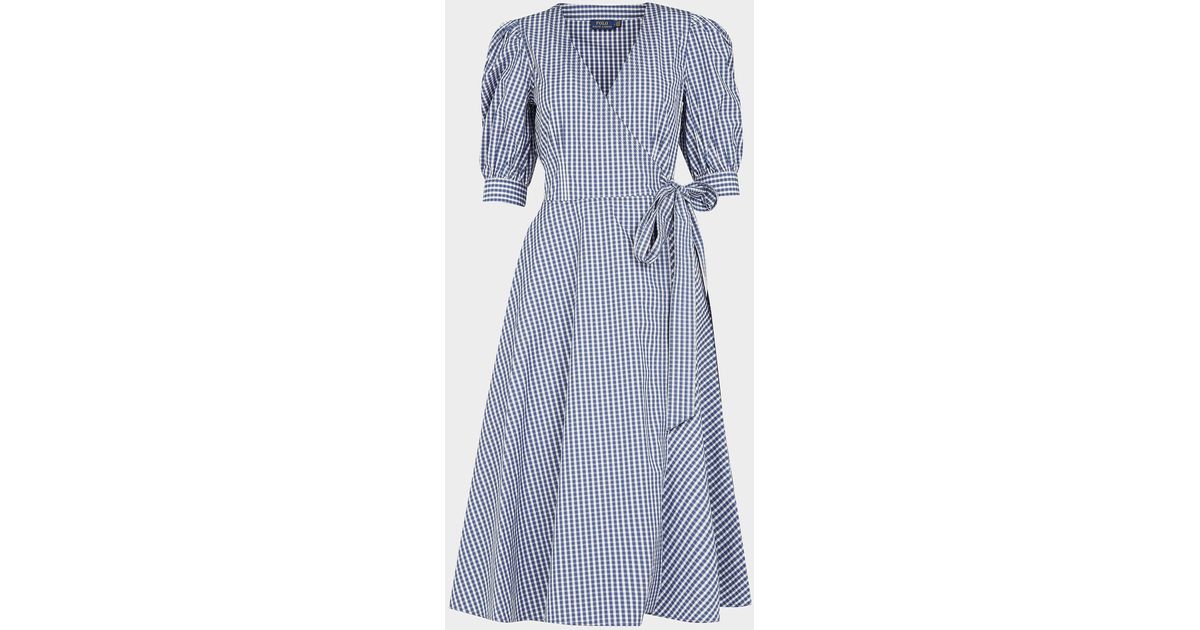 Polo Ralph Lauren Tanner Plaid Dress in Blue | Lyst Canada