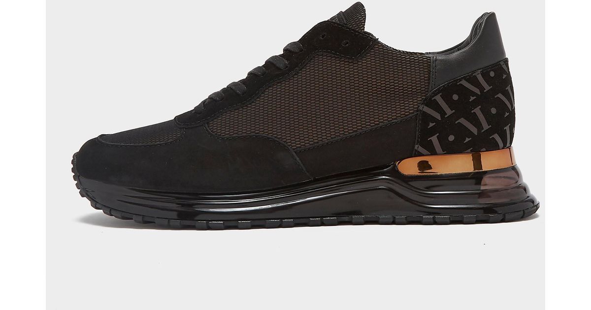 Mallet Suede Popham Gas Mesh Trainers in Black/Brown (Black) for Men Lyst