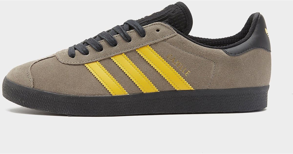 adidas Originals Suede Gazelle Trainers Multi in Grey/Yellow (Gray) for Men  | Lyst