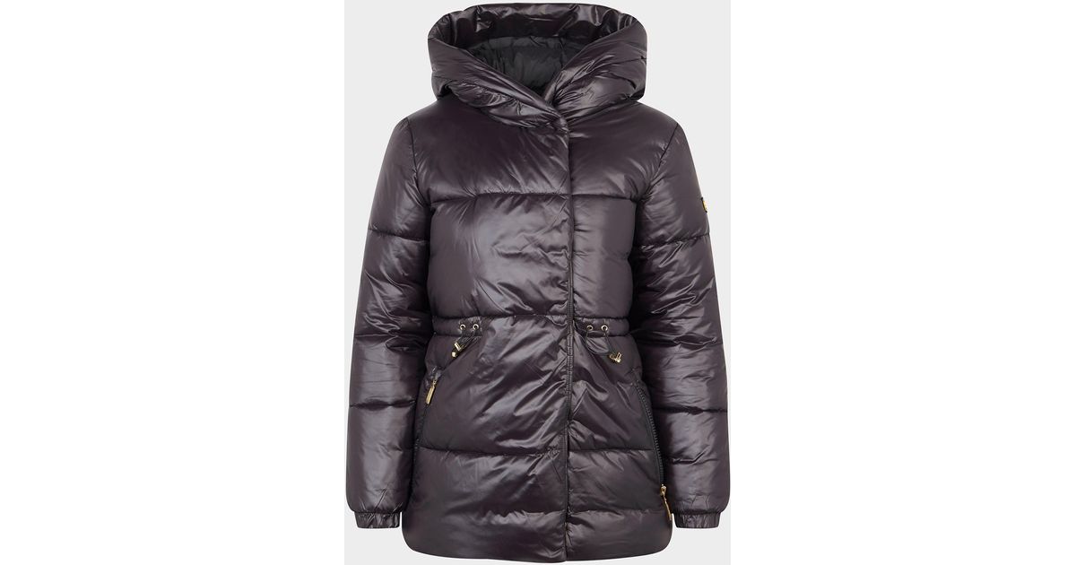 Barbour Alta Shine Quilted Jacket in Black Lyst Canada