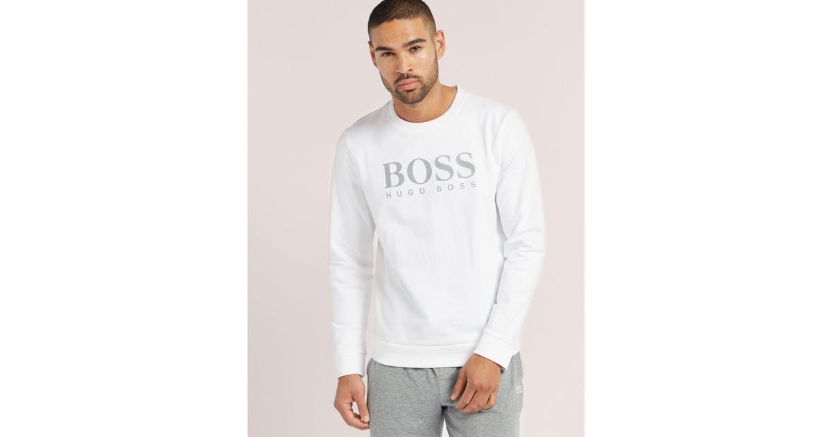 boss heritage logo sweatshirt