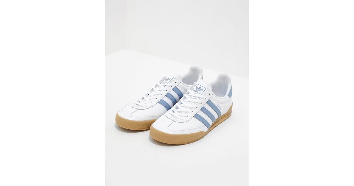 adidas originals jeans leather white