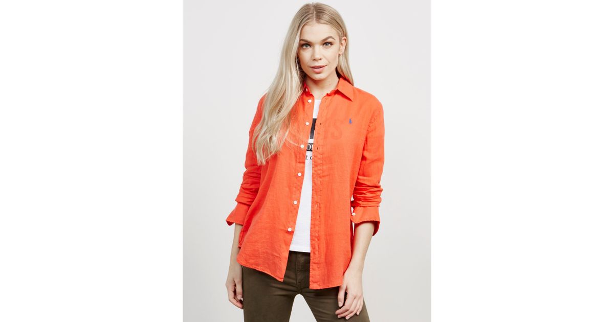 Polo Ralph Lauren Womens Linen Long 