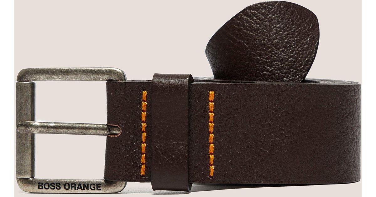 HUGO by Hugo Boss Mens Joby Leather Belt