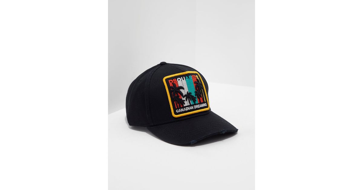 DSquared² Cotton Mens Palm Dream Cap 