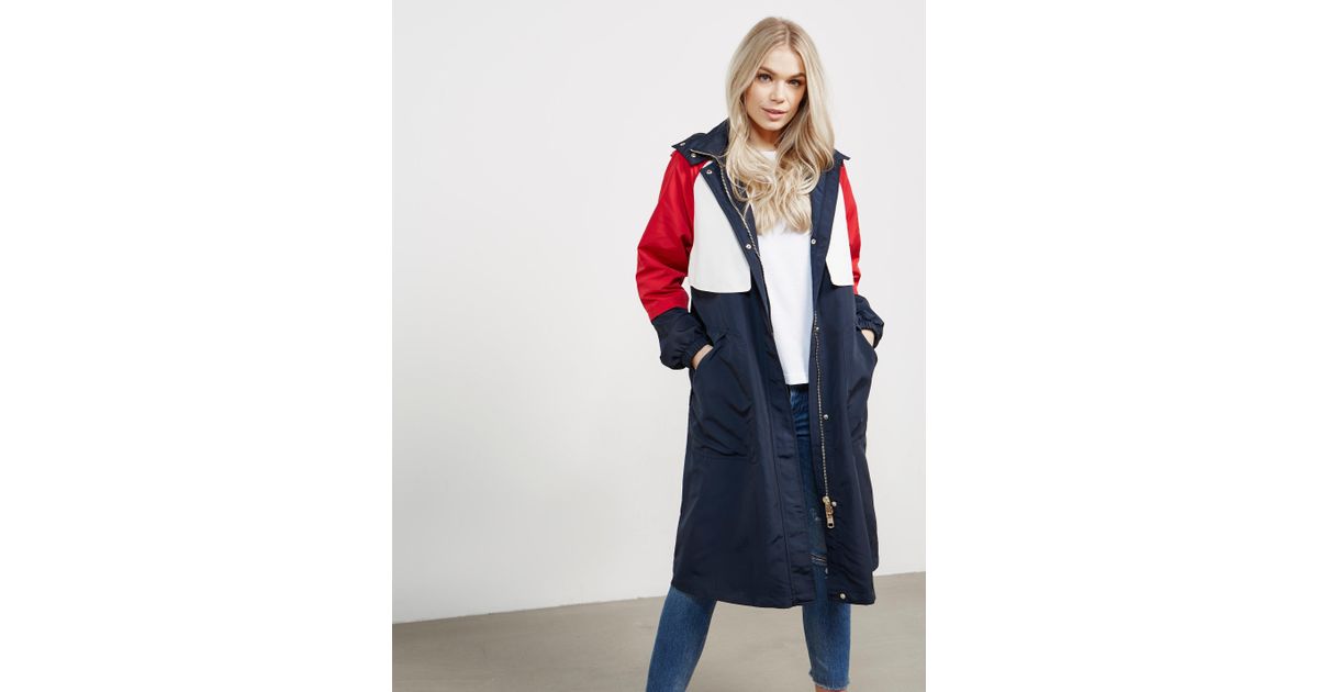 tommy hilfiger iggy colour block parka