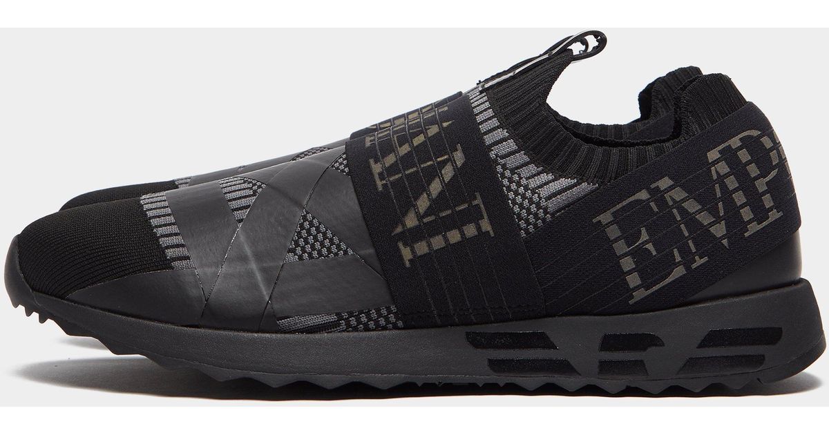 emporio armani arco knit trainers