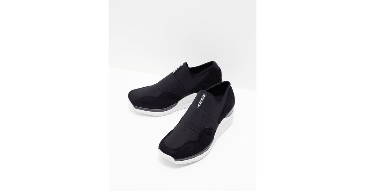dkny leigh wedge trainer