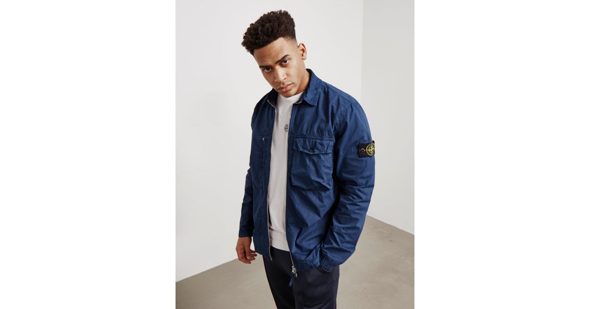 Stone Island Cotton Garment Dyed Pocket 