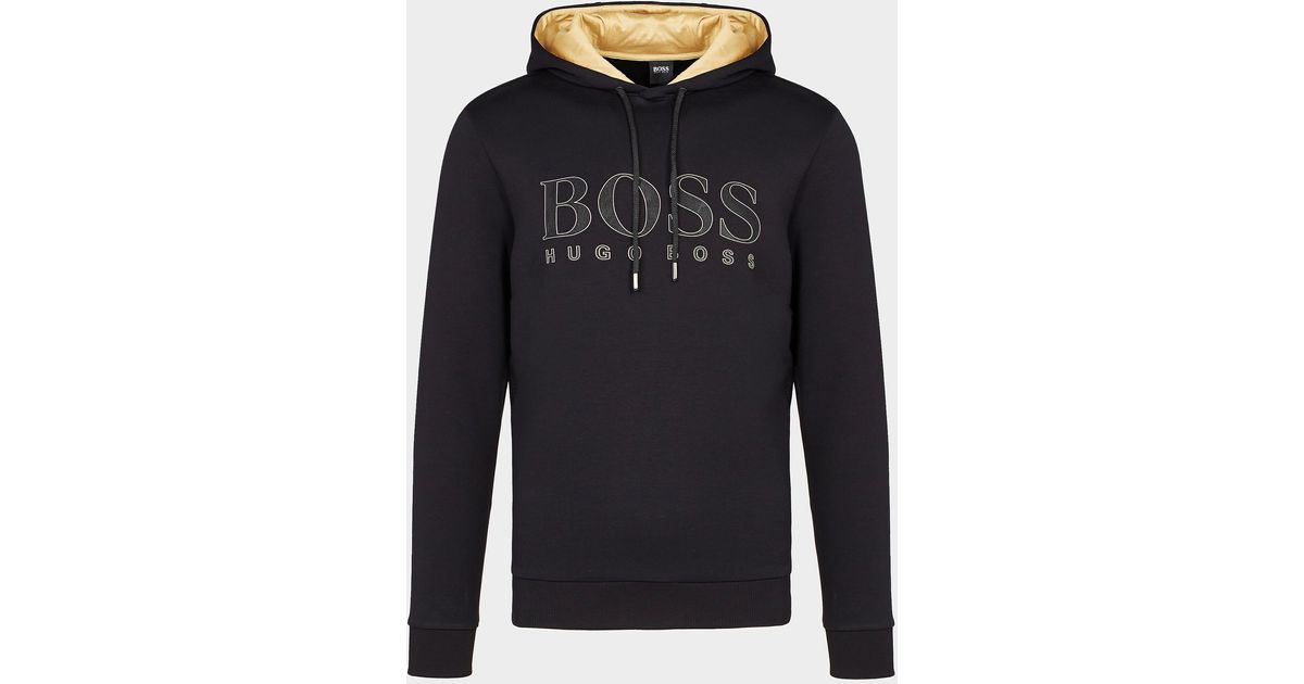 boss soody large logo hoodie