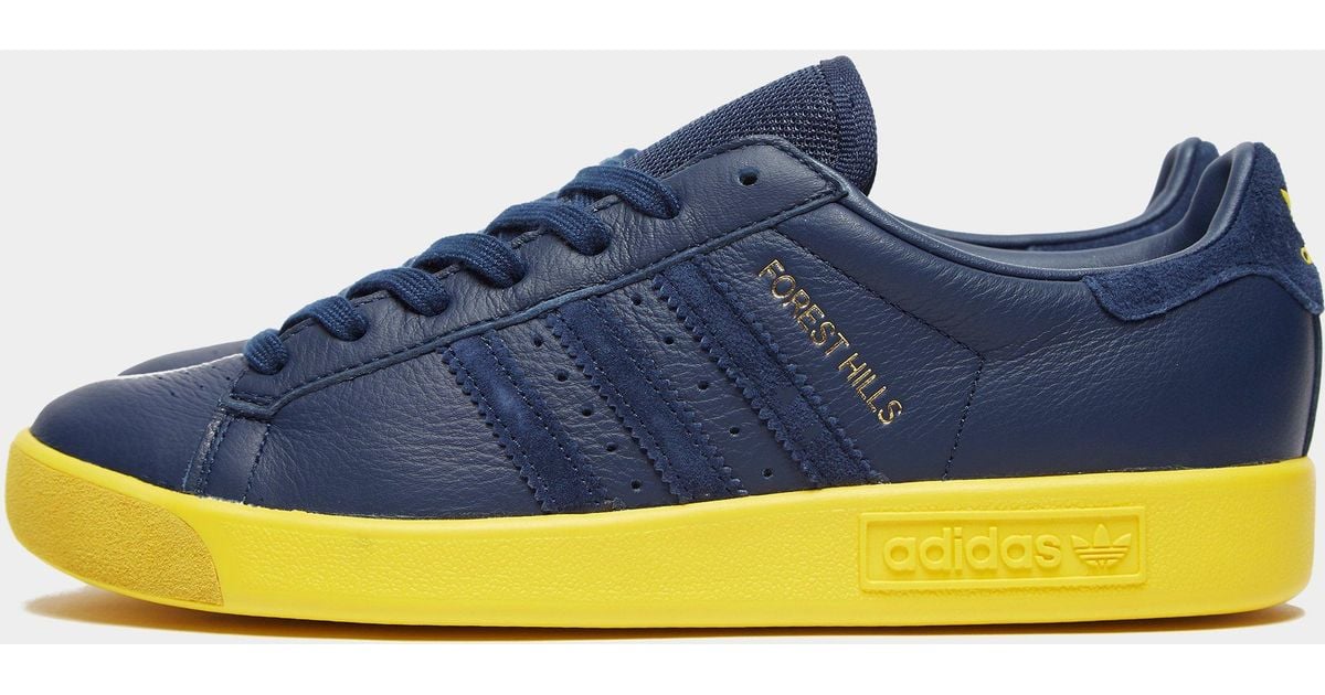 adidas forest hills blue yellow
