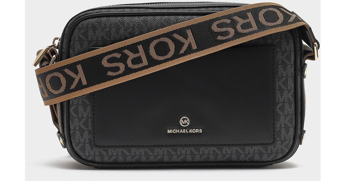 Michael Kors Canvas Maeve Pocket Crossbody Bag in Black Lyst Canada