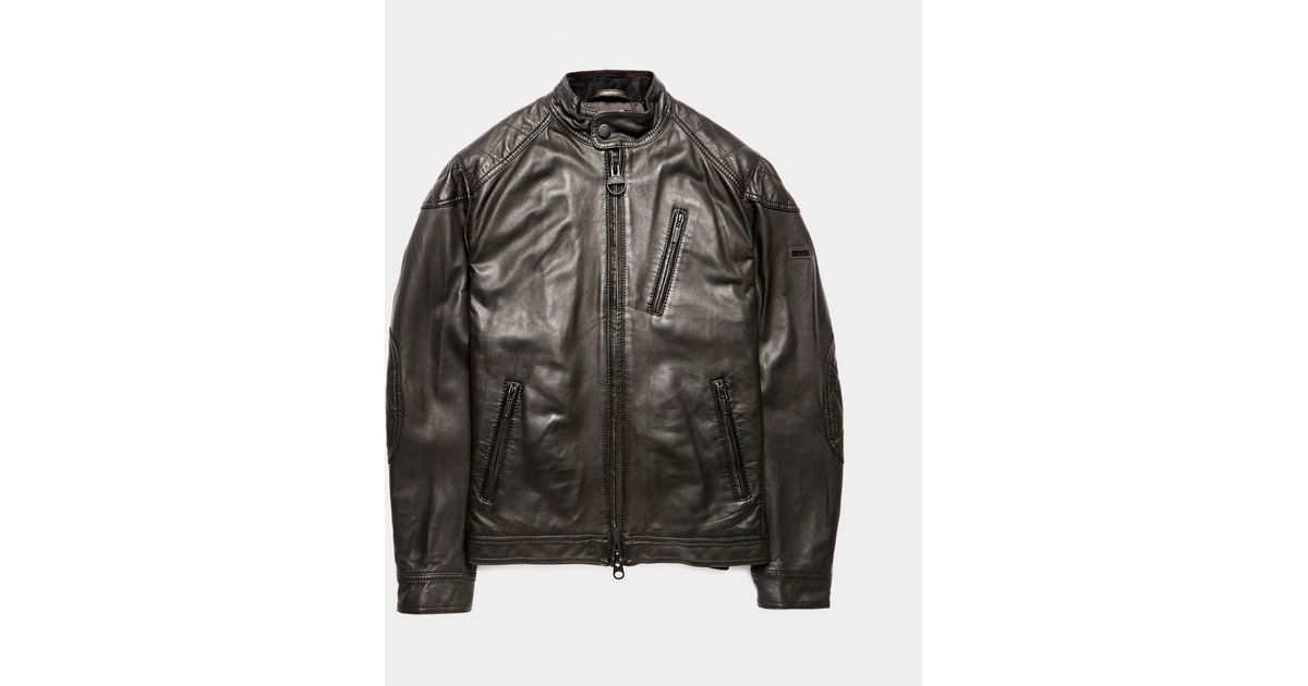 Barbour Marlon Leather Jacket Flash Sales, 60% OFF | ilikepinga.com