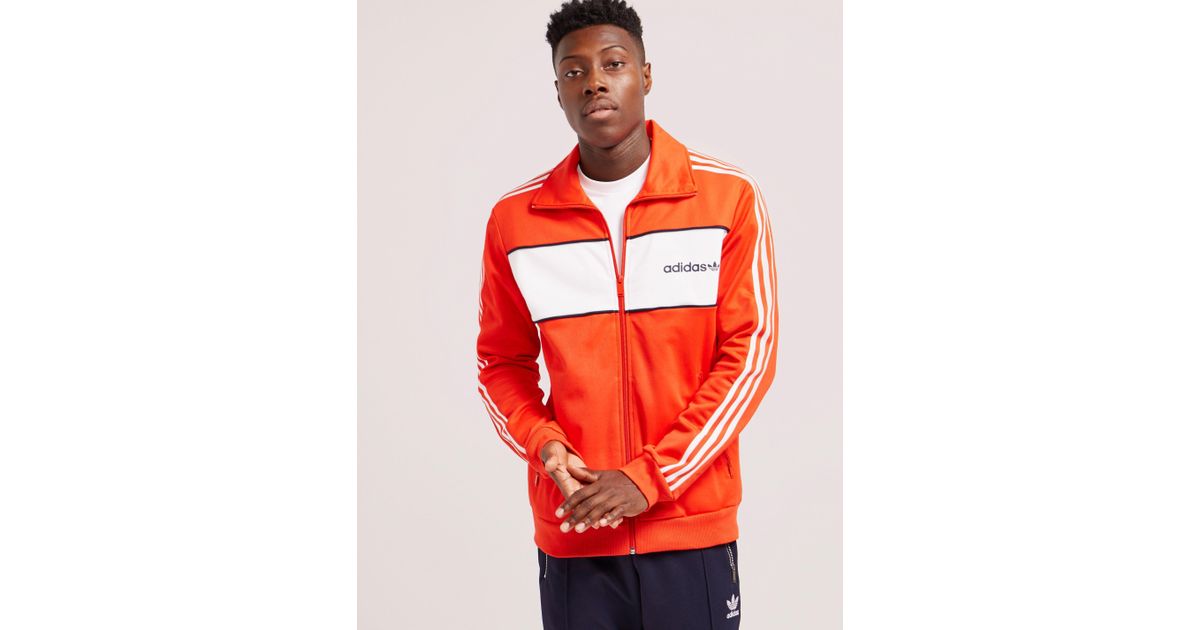 adidas block track top