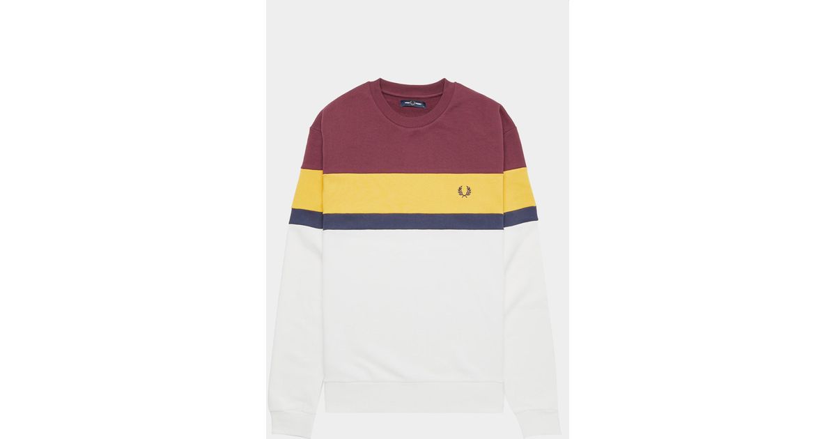 fred perry burgundy sweatshirt
