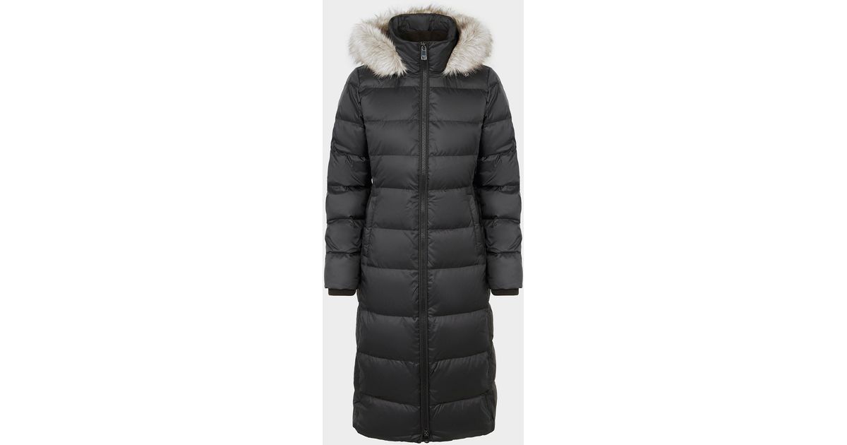 Tommy Hilfiger Tyra Down Maxi Jacket in Black | Lyst
