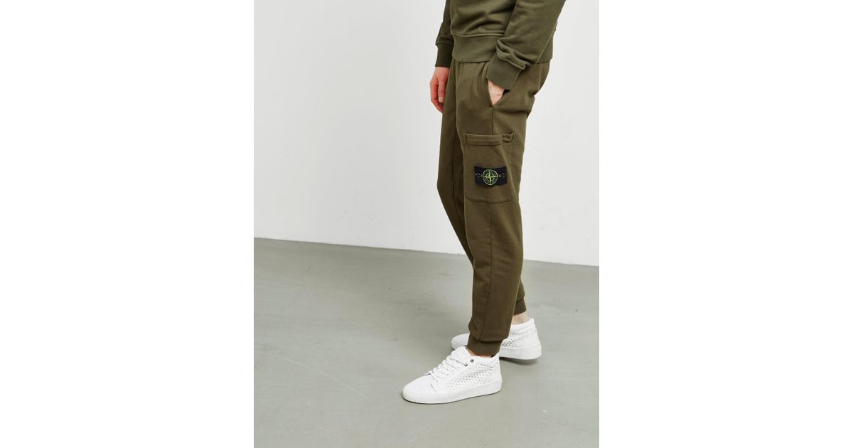 mens green track pants