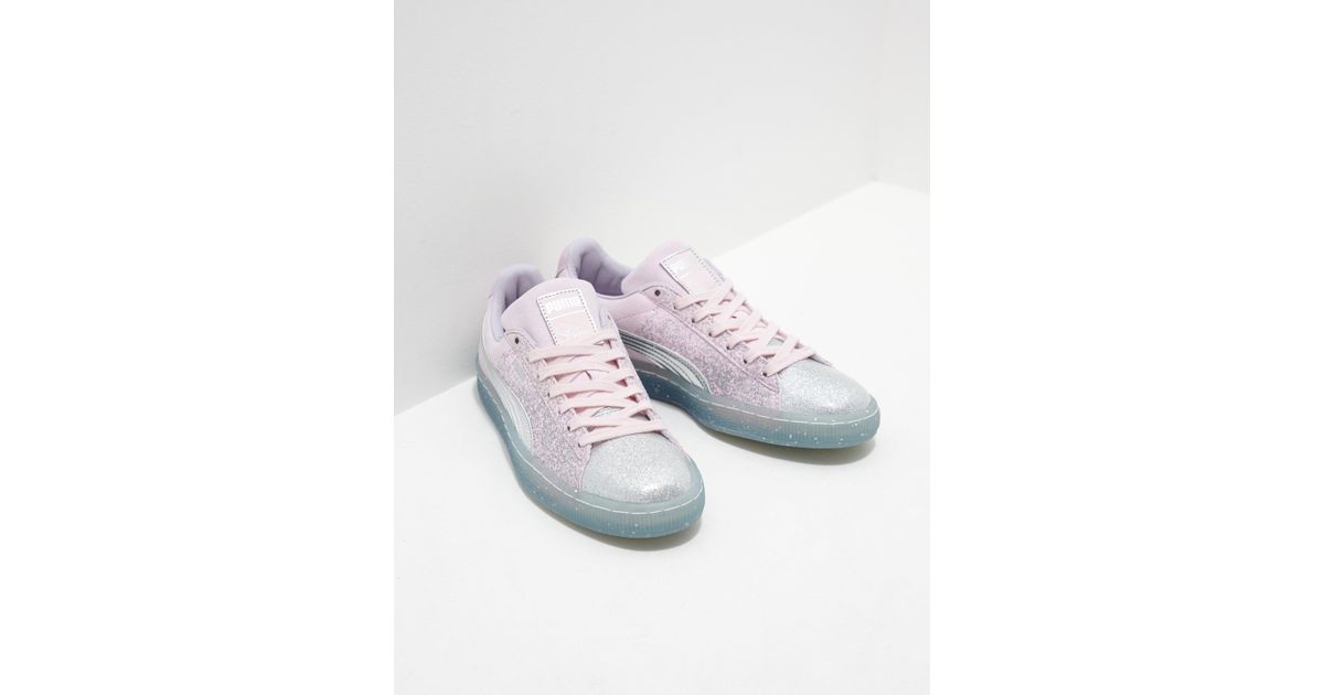 pink glitter puma trainers