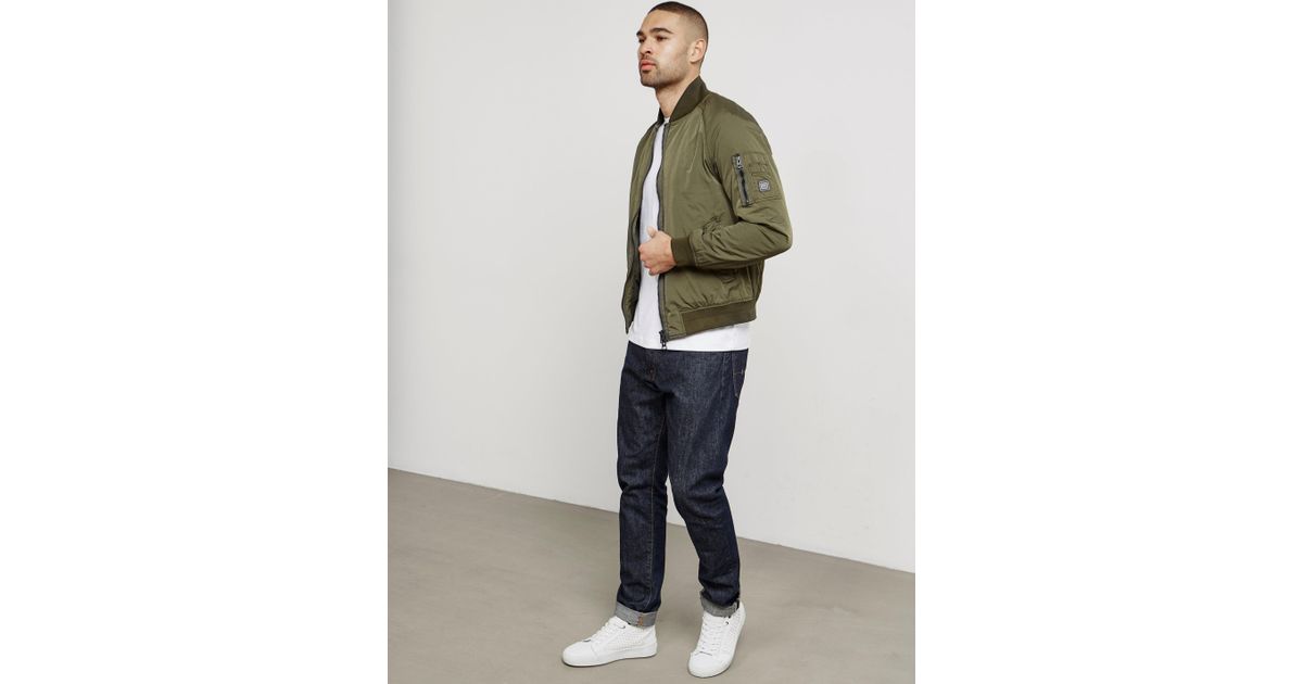 light khaki bomber jacket